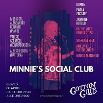 Minnie Minoprio al Cotton Club di Roma